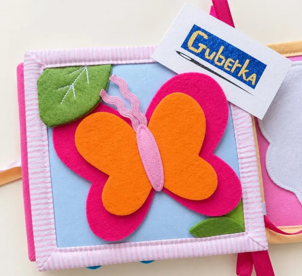 Anniversaires - Busy Book personnalisé fait main – Livre d’activités éducatif en tissu - GUBERKA