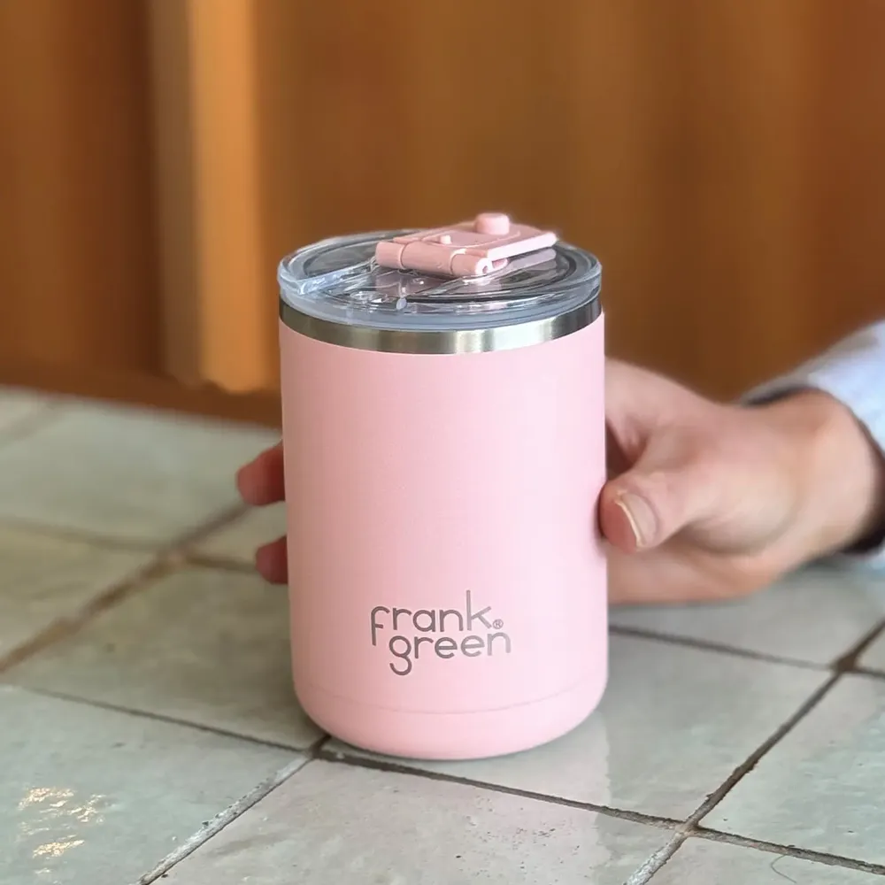 Tasses et mugs - Reusable Cup with Hinged Lid 12oz/355ml - FRANK GREEN LIMITED