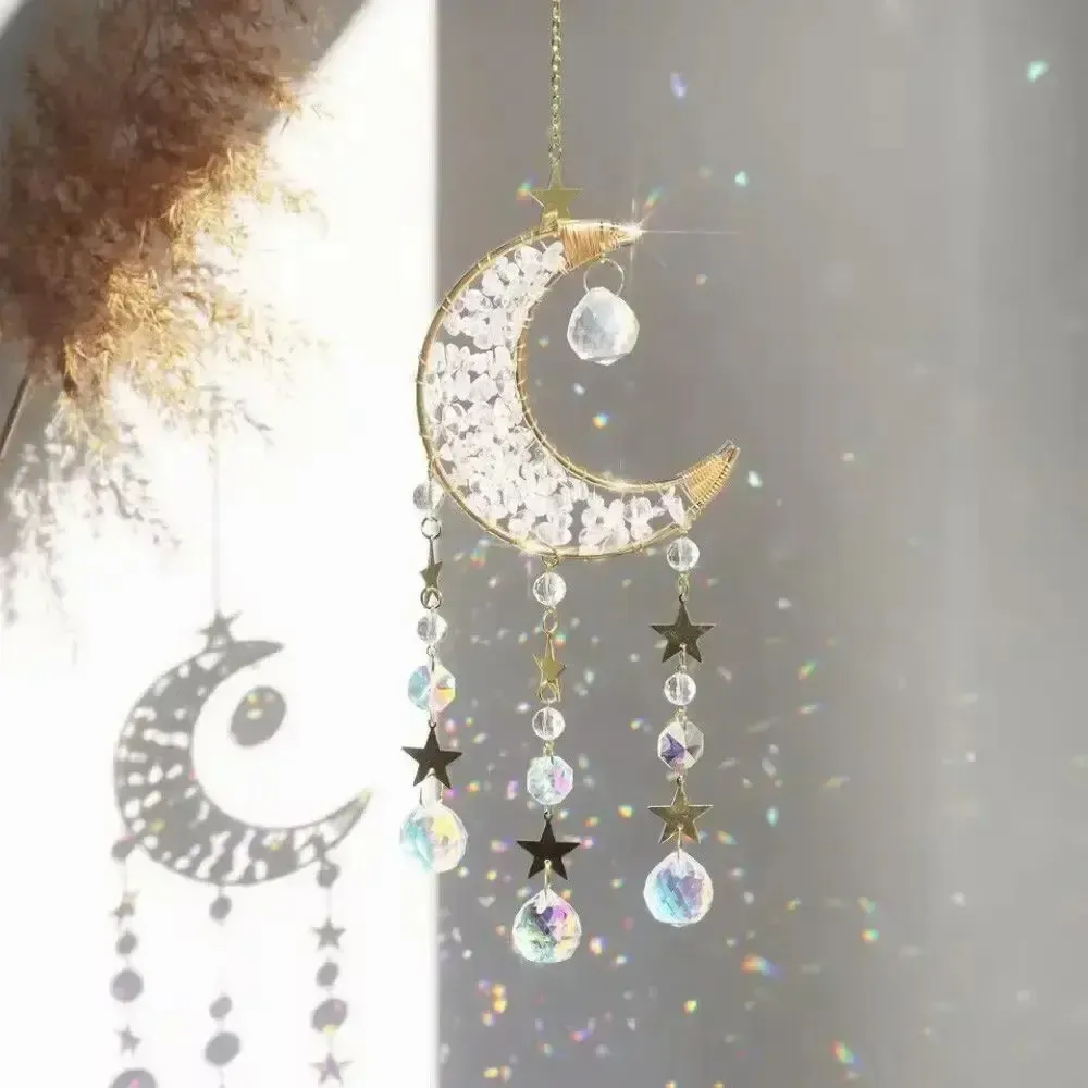 Gifts - Crystal Moon suncatcher - MANDALASHOP