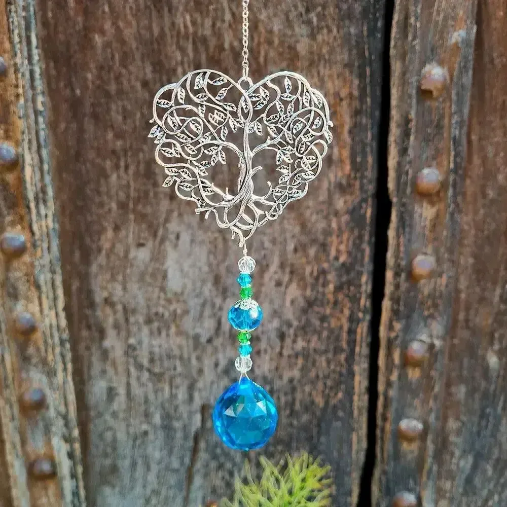 Gifts - Heart-shaped Tree of Life Suncatcher - MANDALASHOP