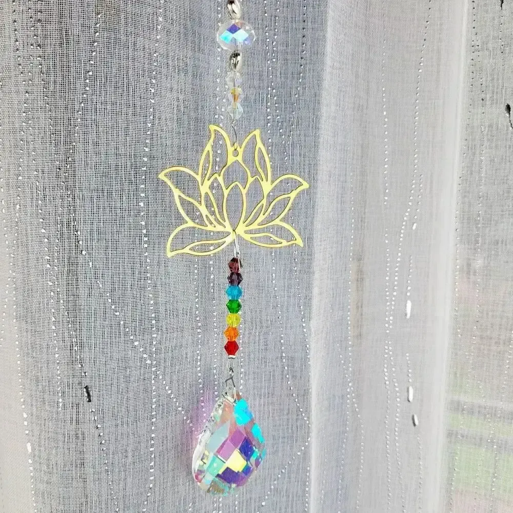 Gifts - Lotus Flower Suncatcher - MANDALASHOP