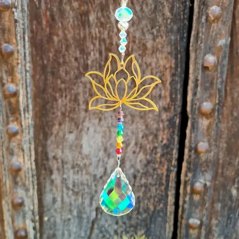 Gifts - Lotus Flower Suncatcher - MANDALASHOP