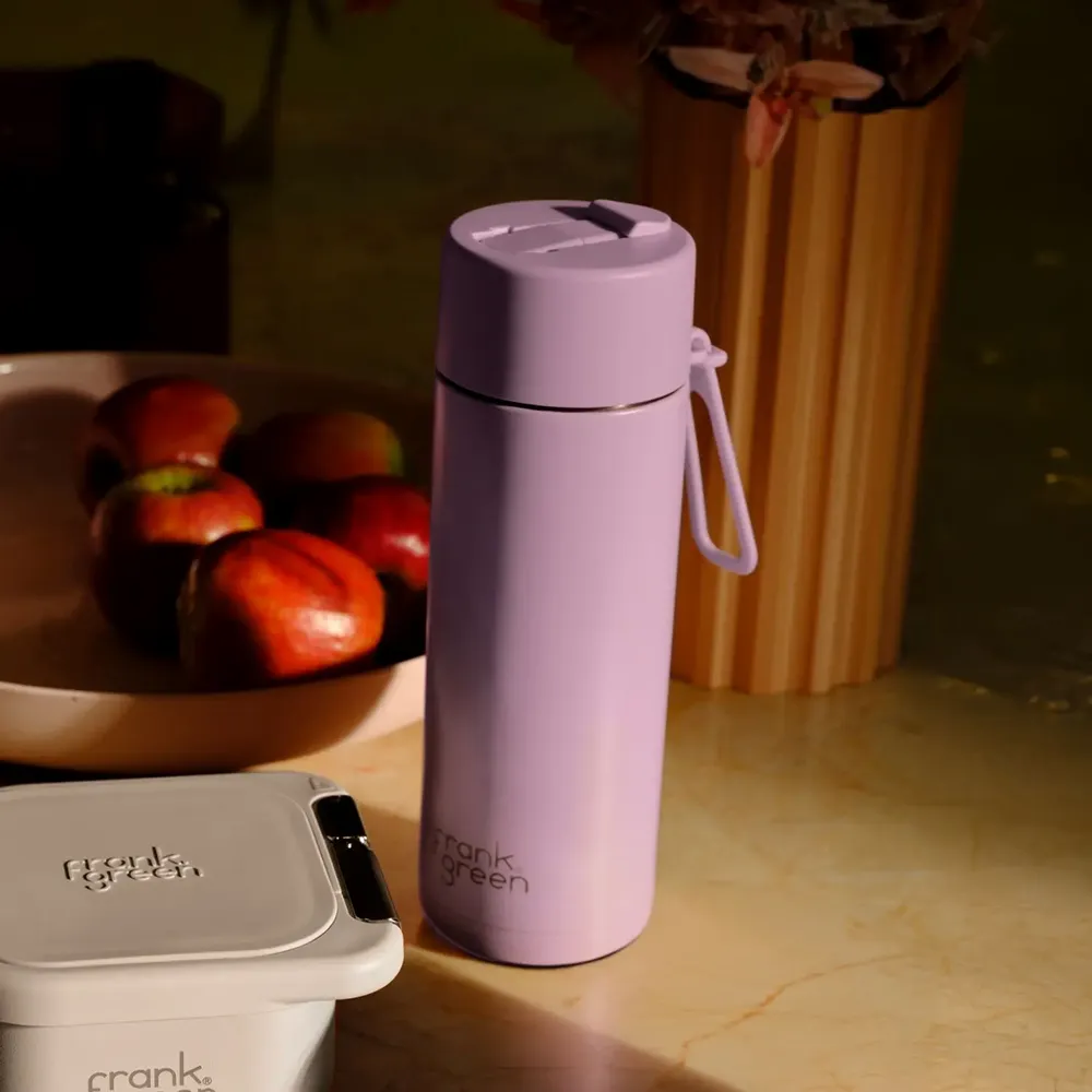 Tasses et mugs - Reusable Bottle with Flip Straw Lid 20oz/595ml - FRANK GREEN LIMITED