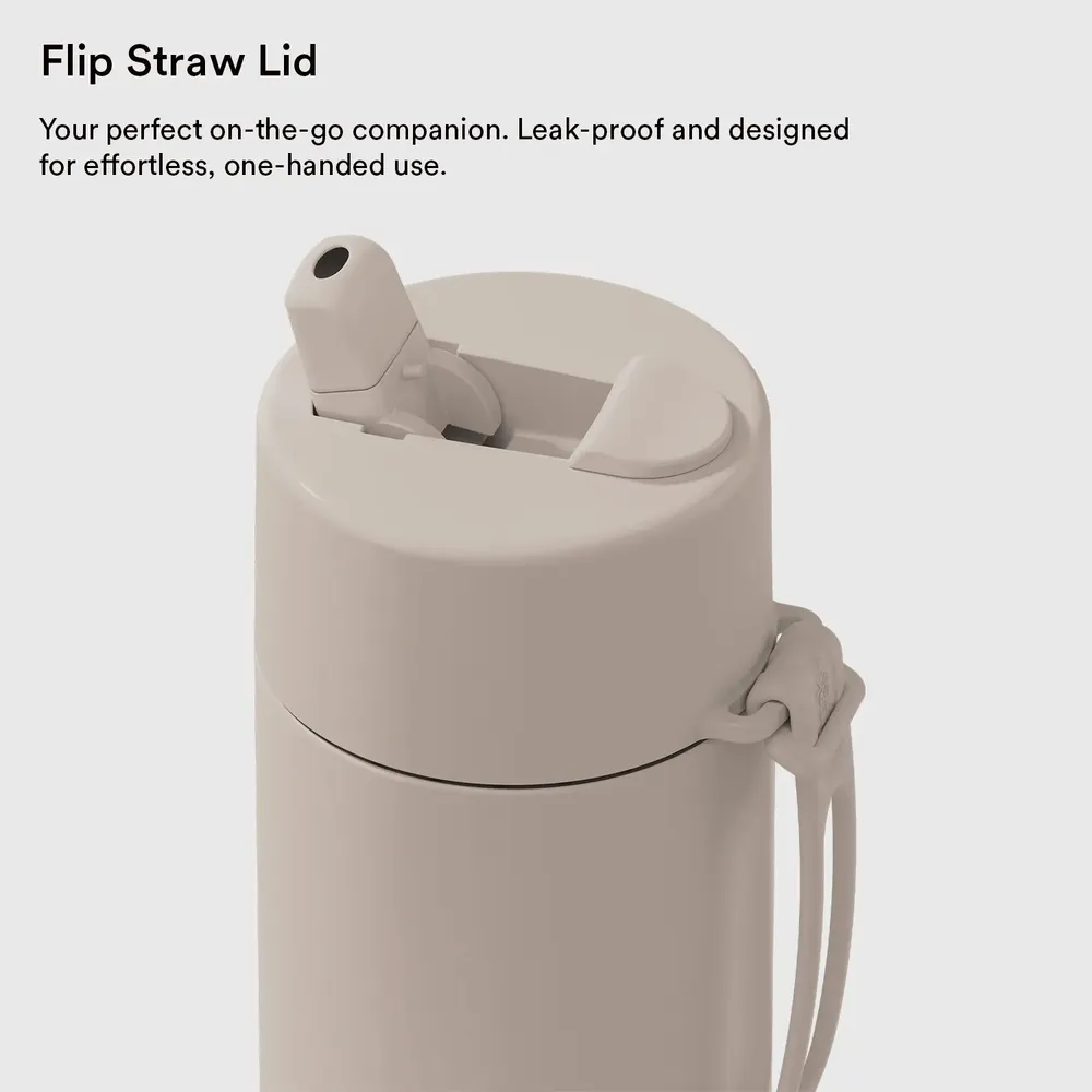 Tasses et mugs - Reusable Bottle with Flip Straw Lid 20oz/595ml - FRANK GREEN LIMITED