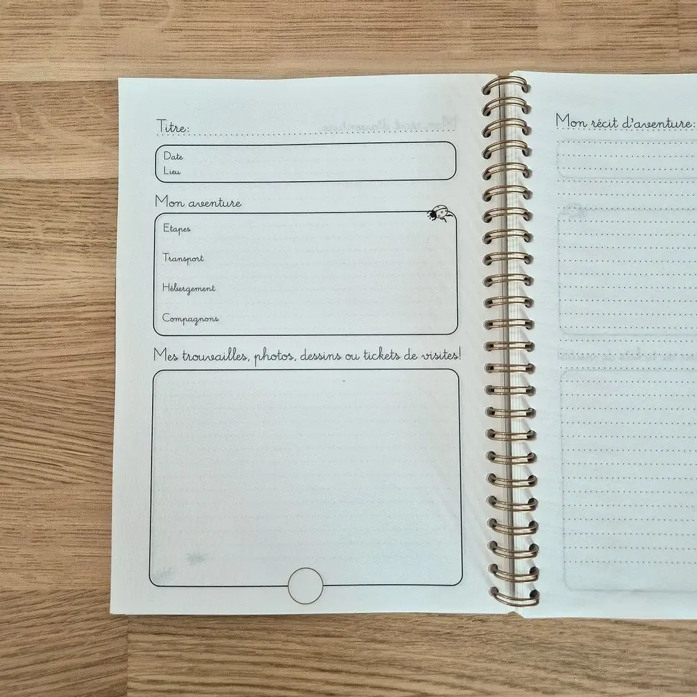 Papeterie bureau - Carnet d'aventures - A5 - LES PETITES HIRONDELLES