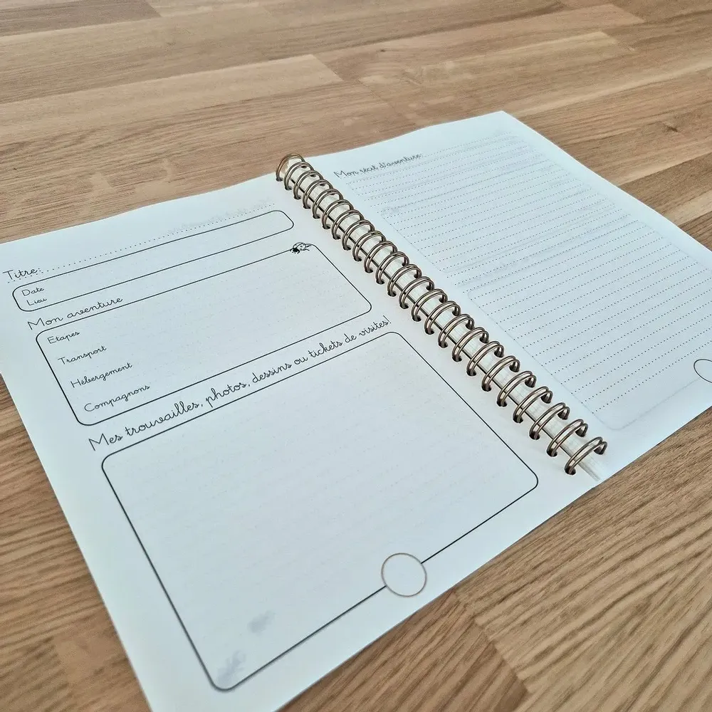 Papeterie bureau - Carnet d'aventures - A5 - LES PETITES HIRONDELLES