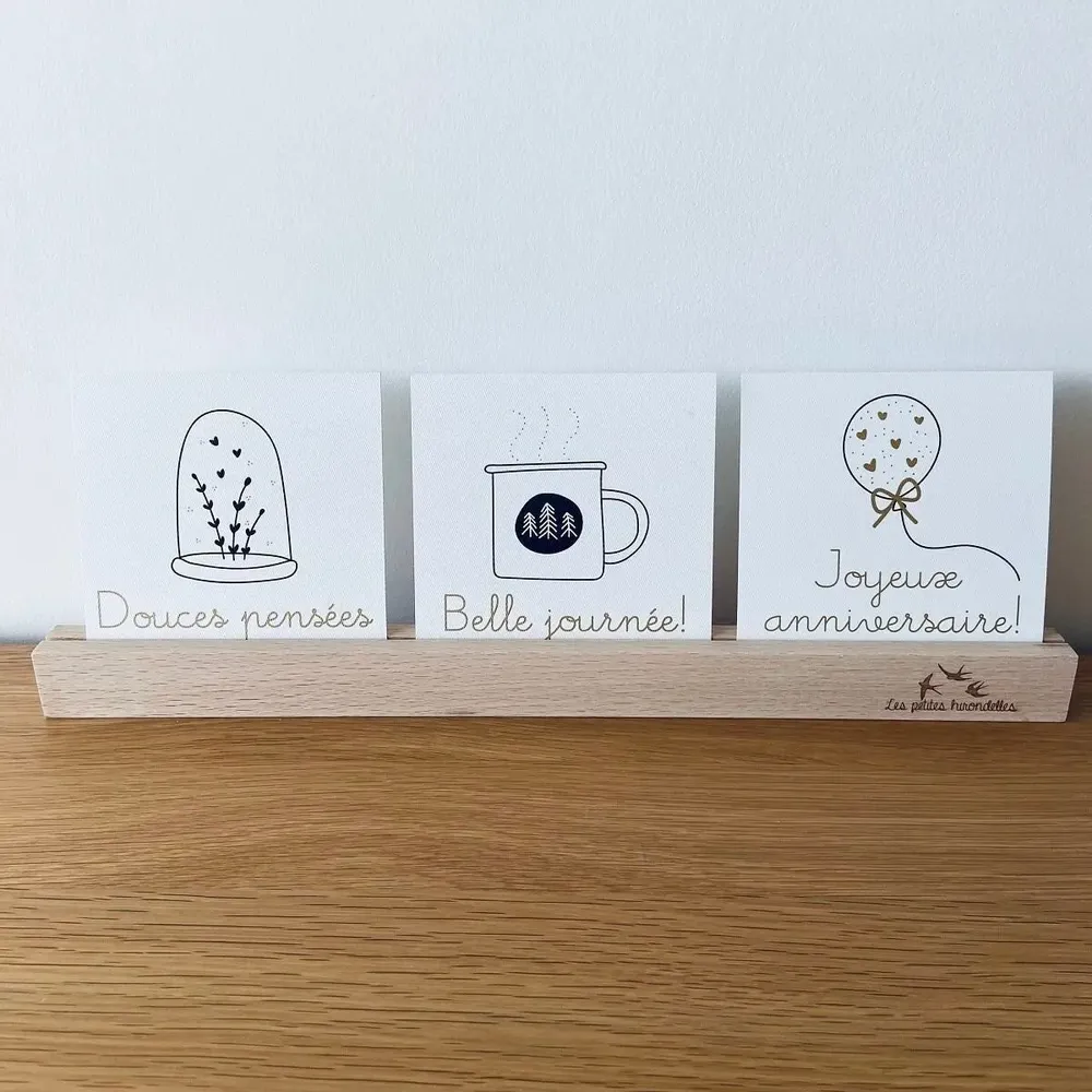 Papeterie bureau - Carte & enveloppe - Belle journée ! - LES PETITES HIRONDELLES