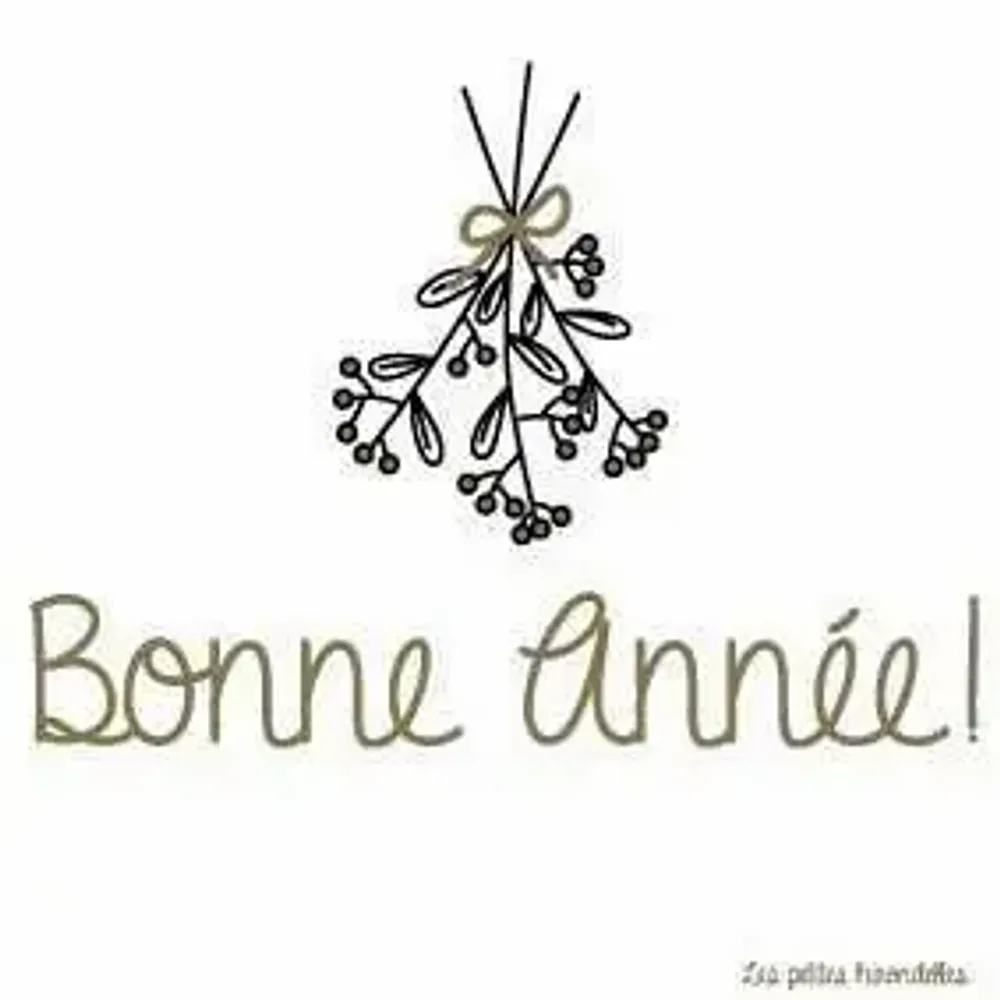 Papeterie bureau - Carte & enveloppe - Bonne année - LES PETITES HIRONDELLES