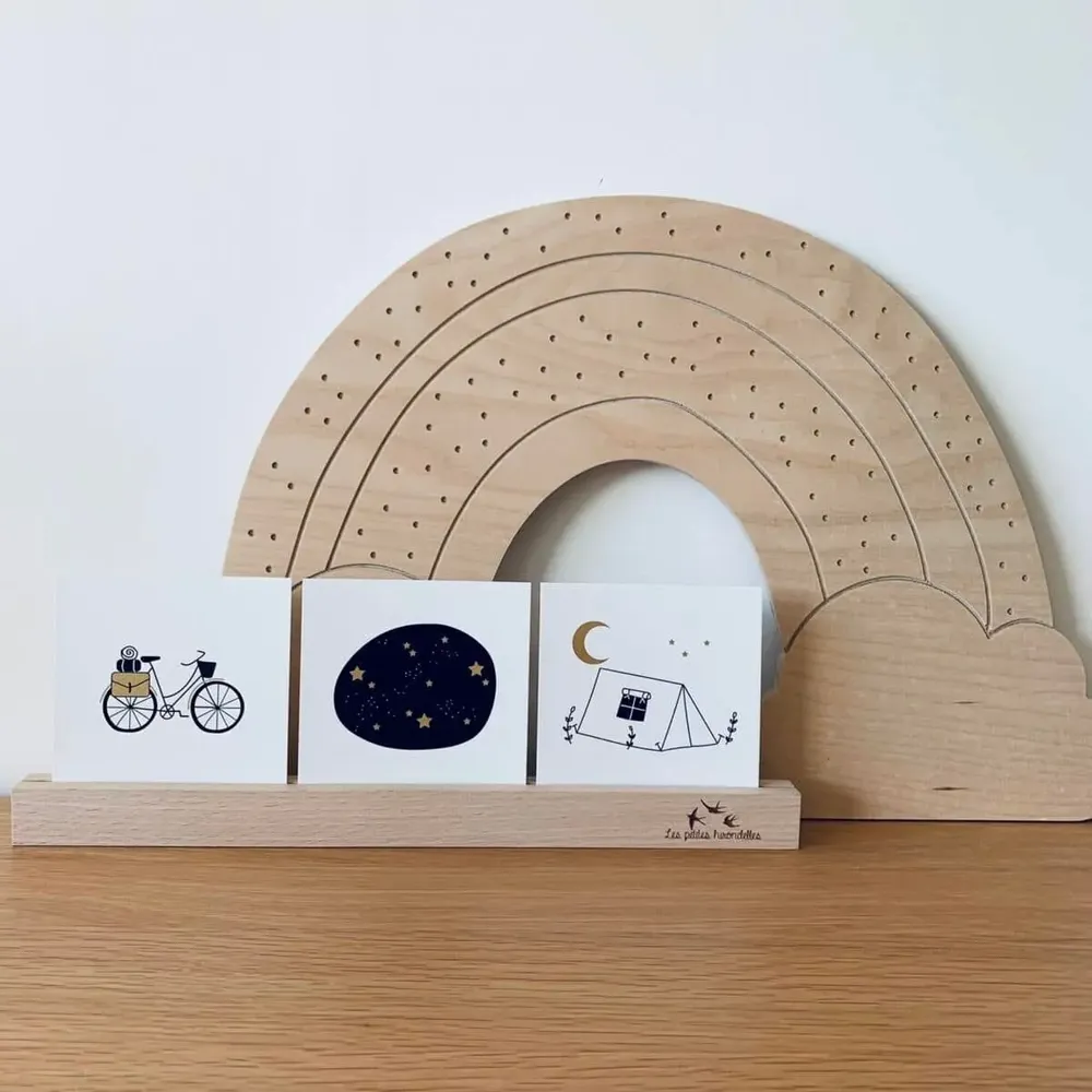 Stationery - Card & envelope - Starry sky - LES PETITES HIRONDELLES