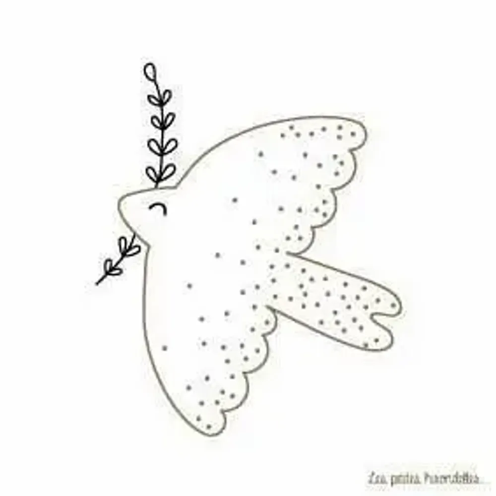 Stationery - Card & envelope - Dove Baptême Blanc - LES PETITES HIRONDELLES
