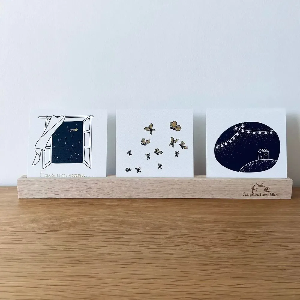 Stationery - Card & envelope - Make a wish - LES PETITES HIRONDELLES
