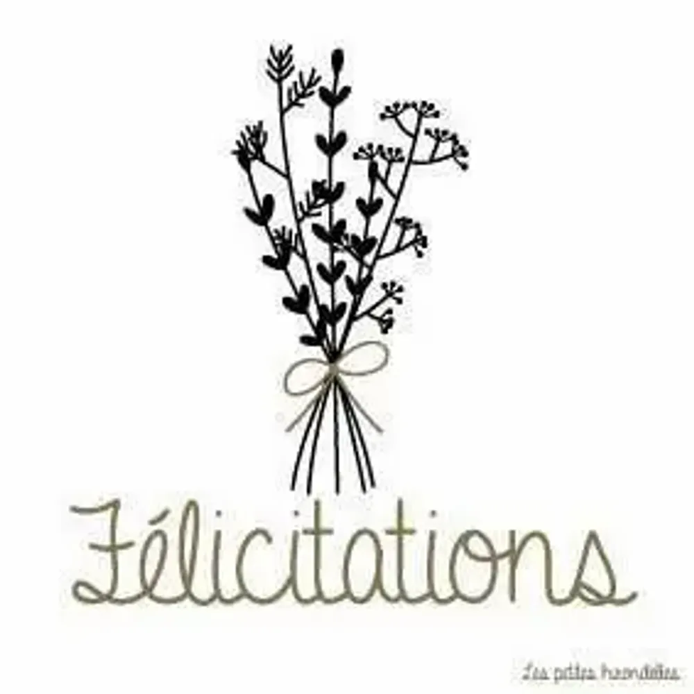 Papeterie bureau - Carte & enveloppe - Félicitations - LES PETITES HIRONDELLES