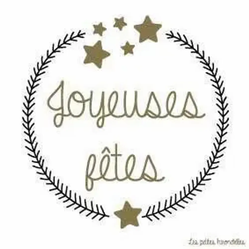 Papeterie bureau - Carte & enveloppe - Joyeuses fêtes - LES PETITES HIRONDELLES