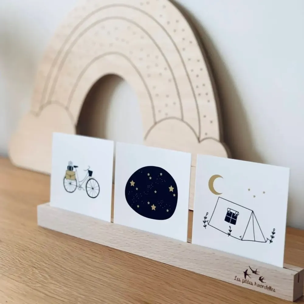 Papeterie bureau - Carte & enveloppe - Vélo - LES PETITES HIRONDELLES