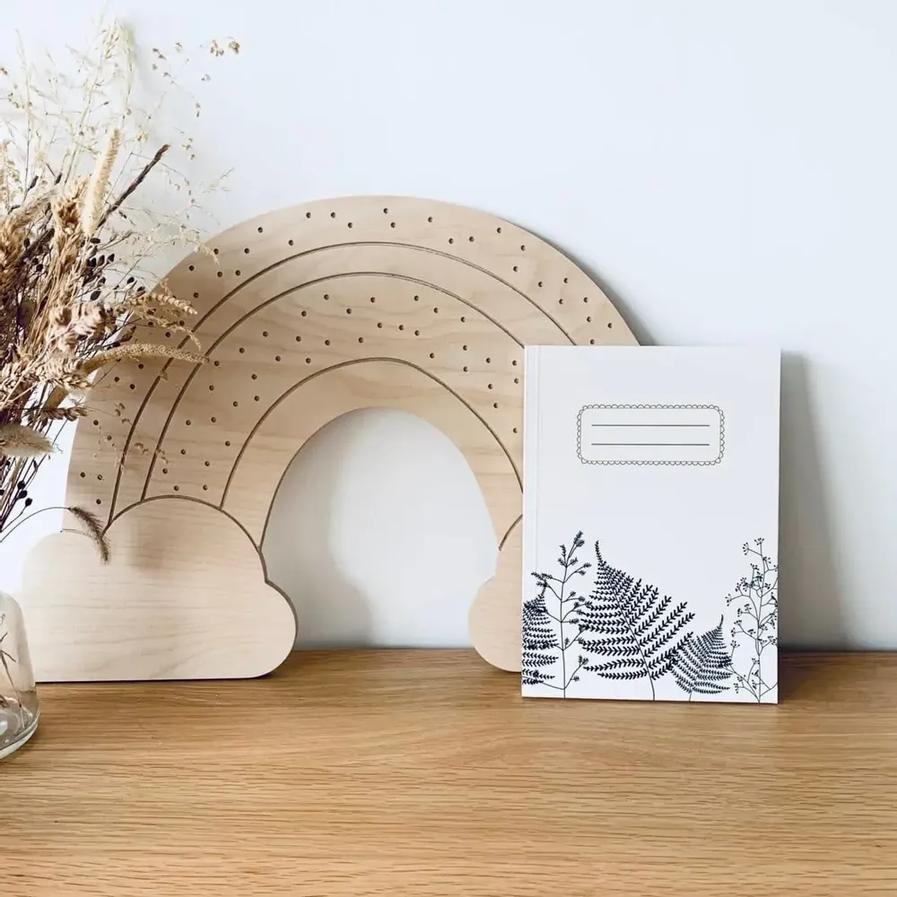 Papeterie bureau - Carnet en papier A5 - Pages blanches - Botanique - LES PETITES HIRONDELLES
