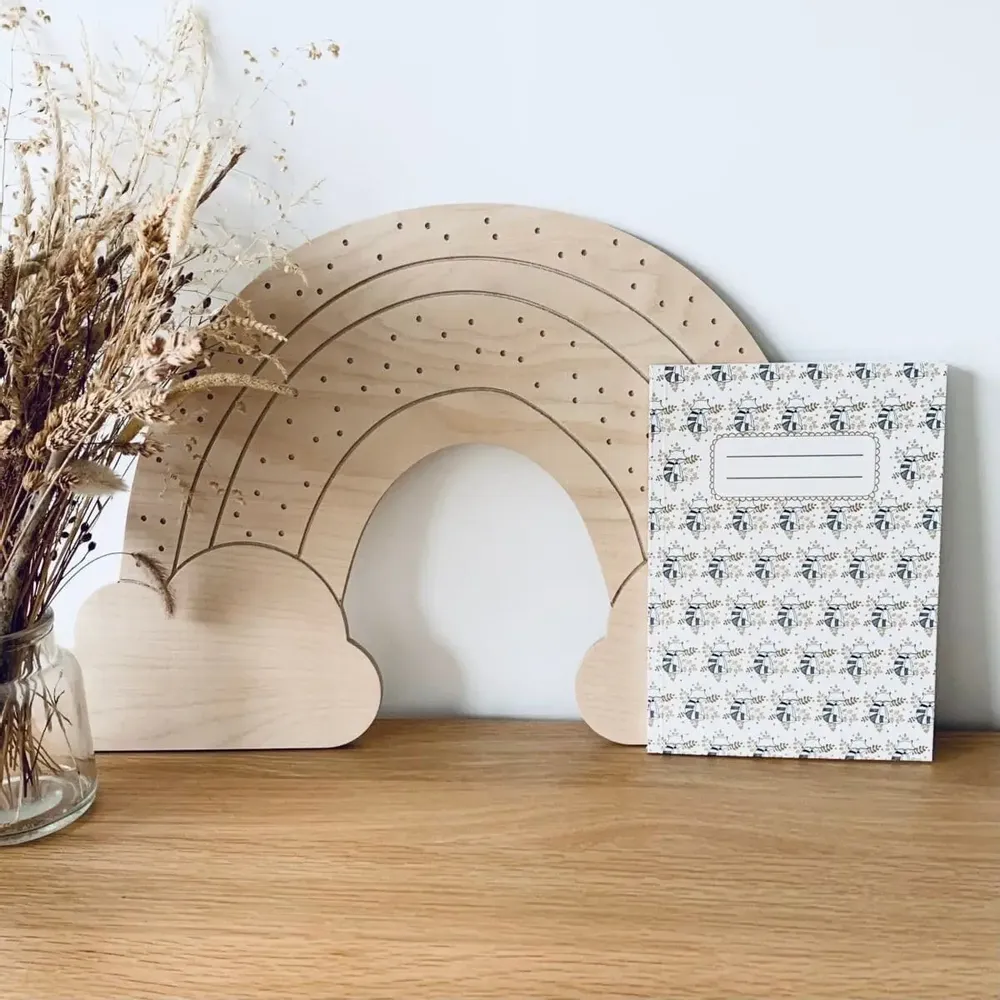 Papeterie bureau - Carnet en papier A5 - Pages blanches - Le raton-laveur - LES PETITES HIRONDELLES