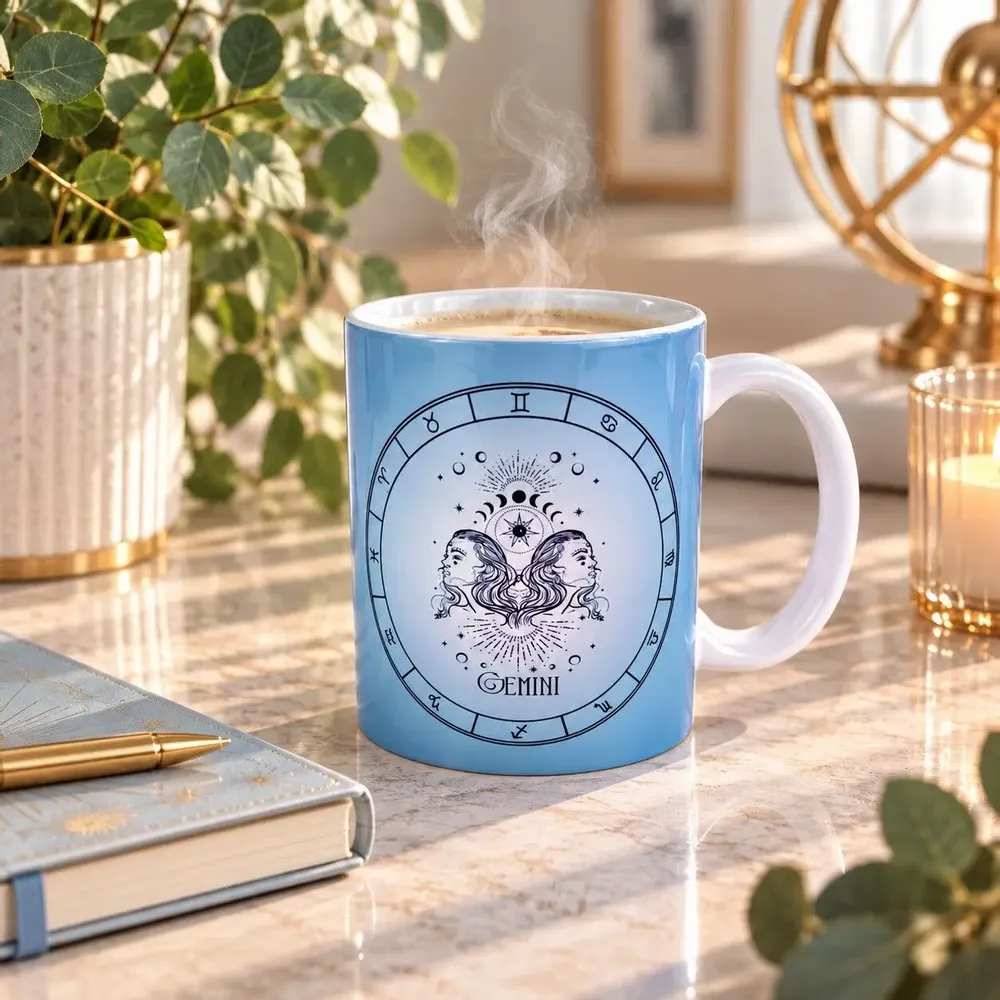 Cadeaux - Mug signe astrologique Gémeaux - MANDALASHOP