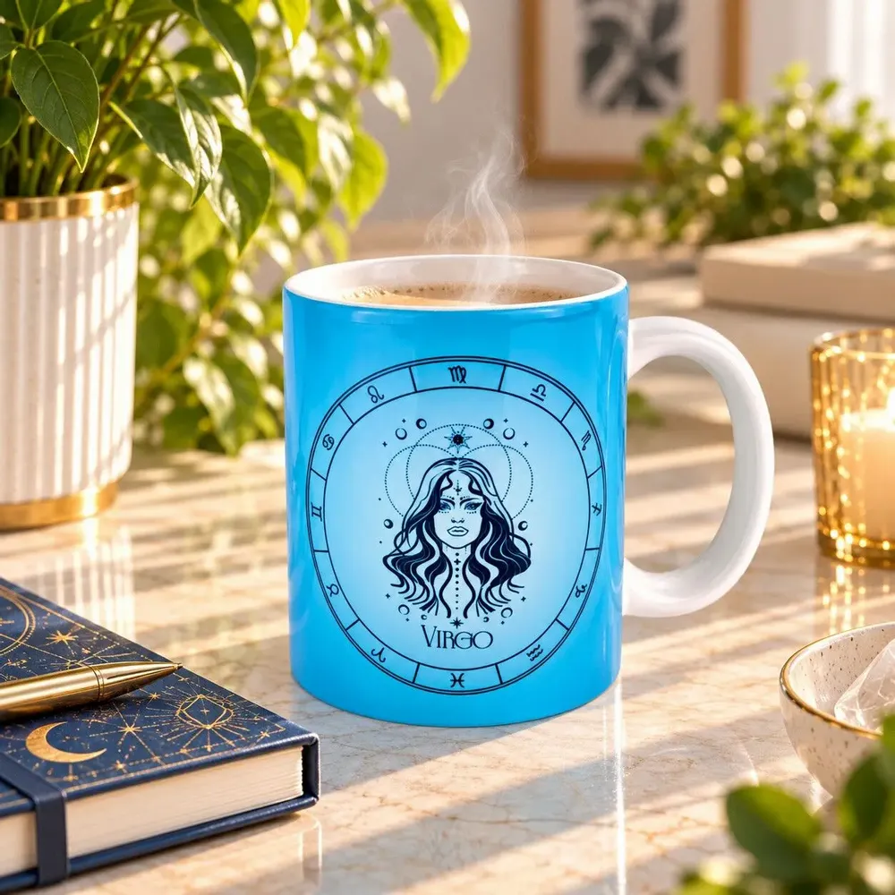 Cadeaux - Mug signe astrologique Vierge - MANDALASHOP