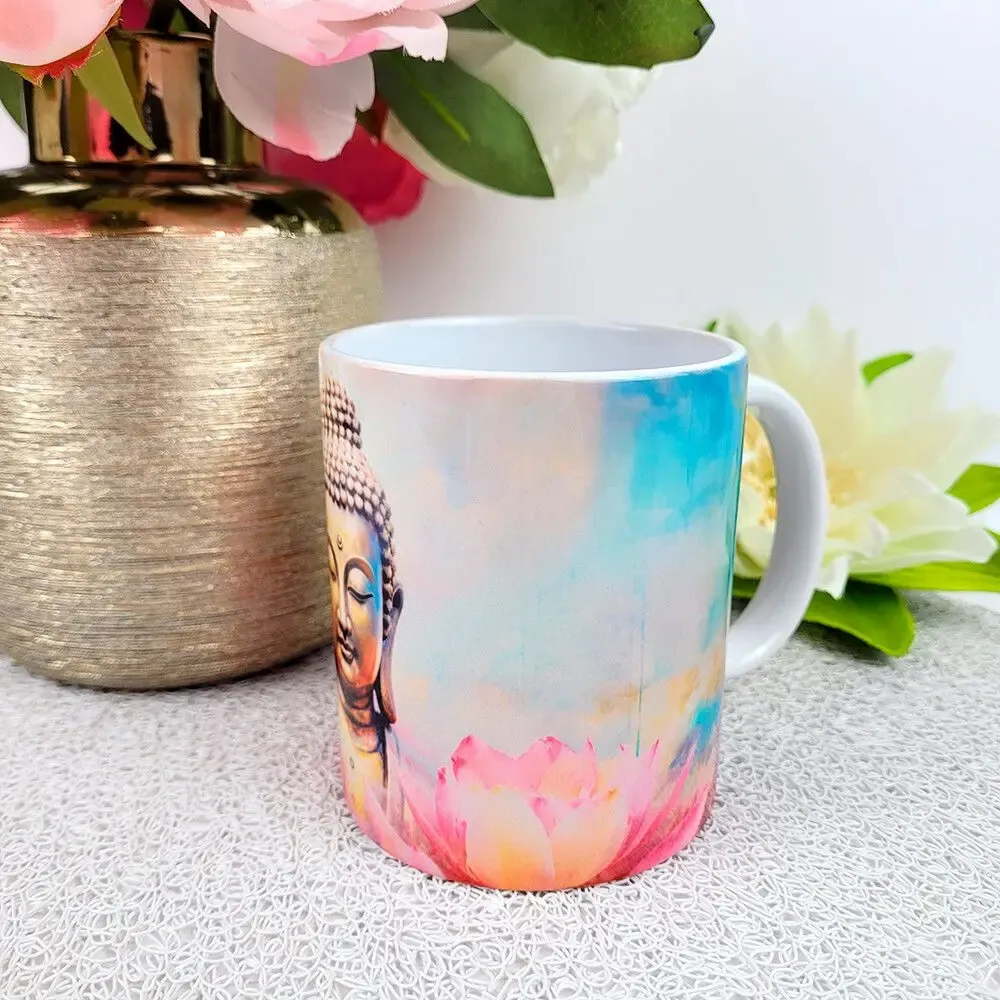 Cadeaux - Mug Bouddha au lotus - MANDALASHOP