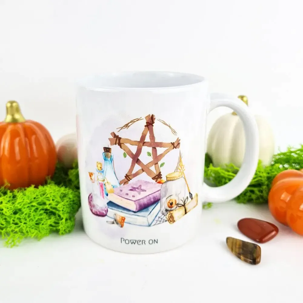 Cadeaux - Mug witchy pouvoir activé - Power On - MANDALASHOP