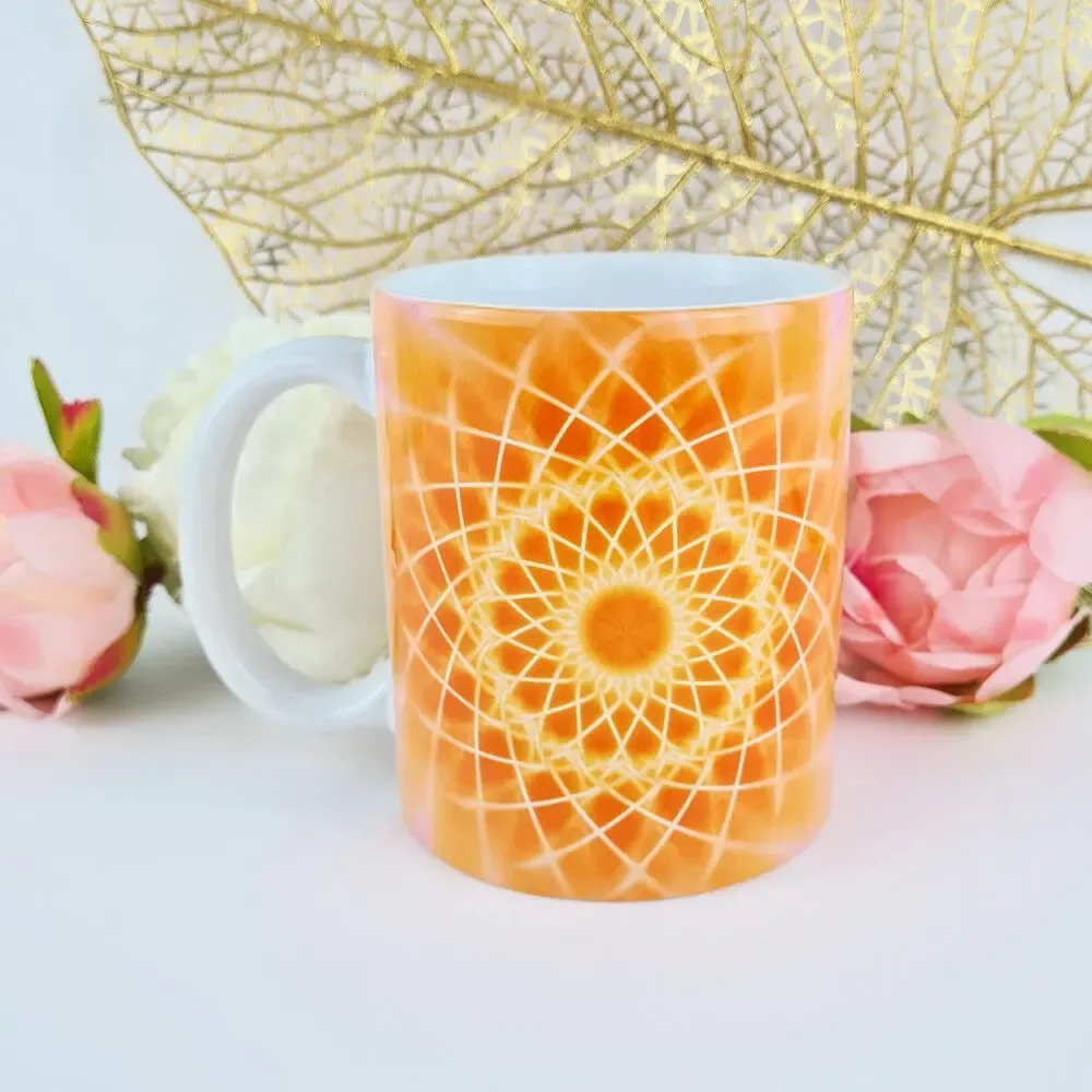 Cadeaux - Mug Mandala du bonheur qui naît de l'intelligence inspirée - MANDALASHOP