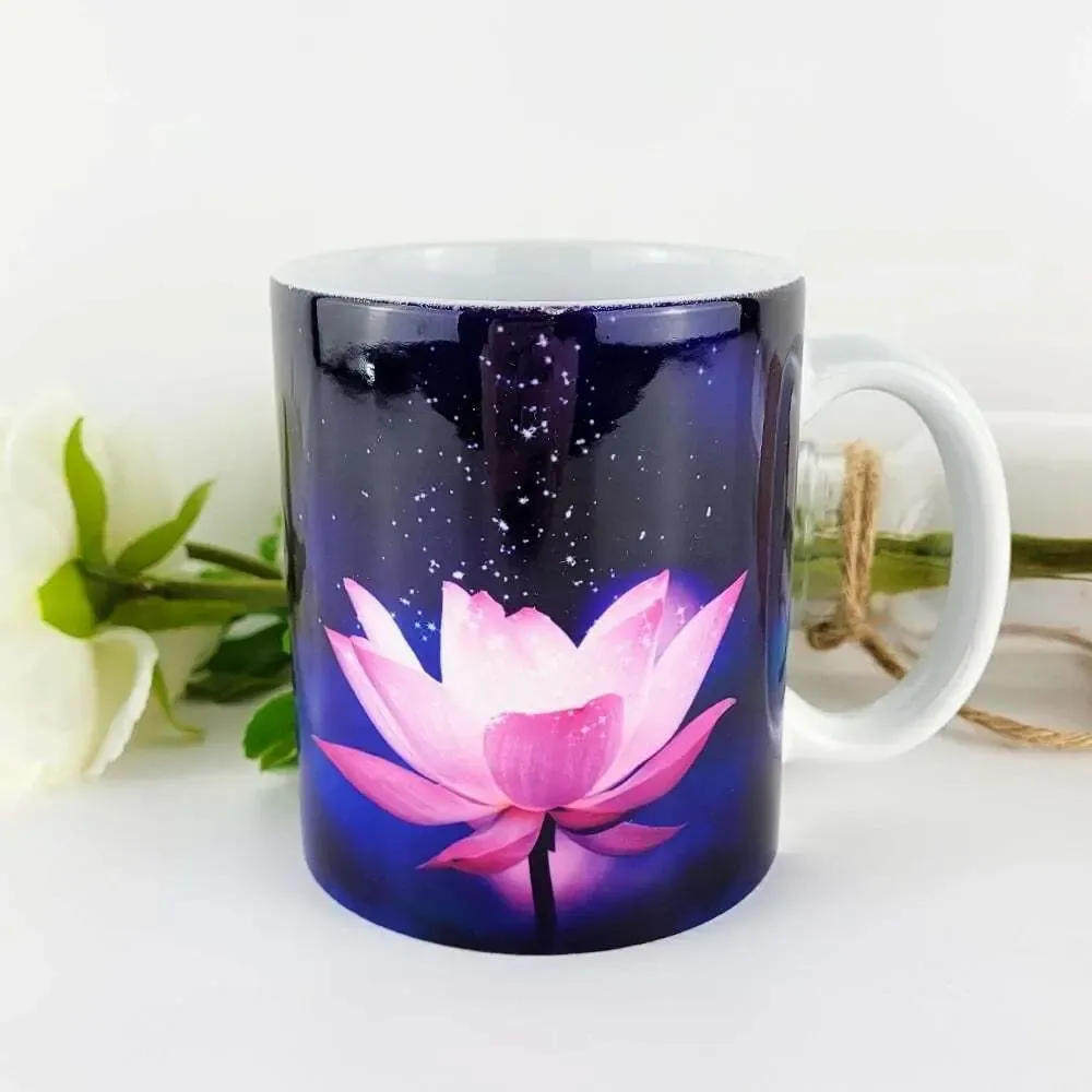 Cadeaux - Mug Fleur de Lotus étincelles - MANDALASHOP