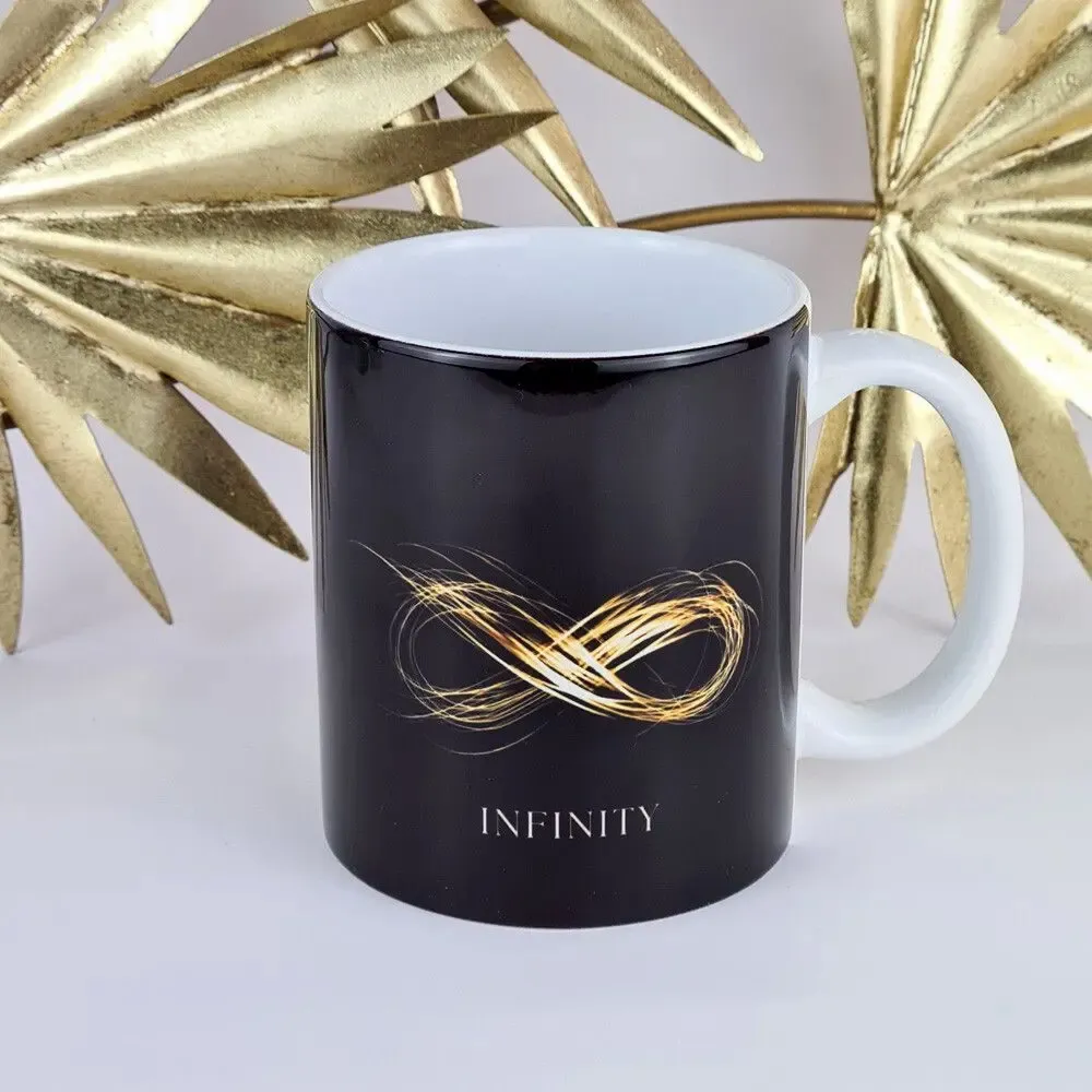 Cadeaux - Mug Infinity noir - MANDALASHOP