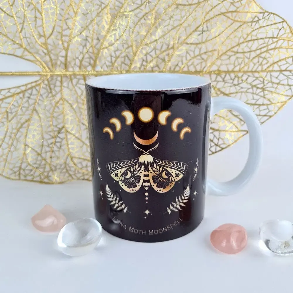 Cadeaux - Mug Papillon lune doré - MANDALASHOP