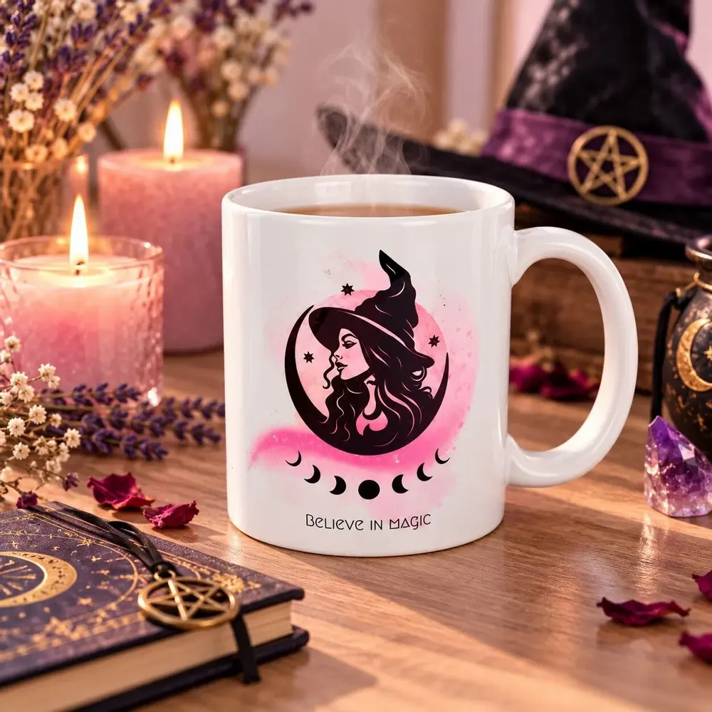 Cadeaux - Mug witchy crois en la magie - Believe in Magic - MANDALASHOP