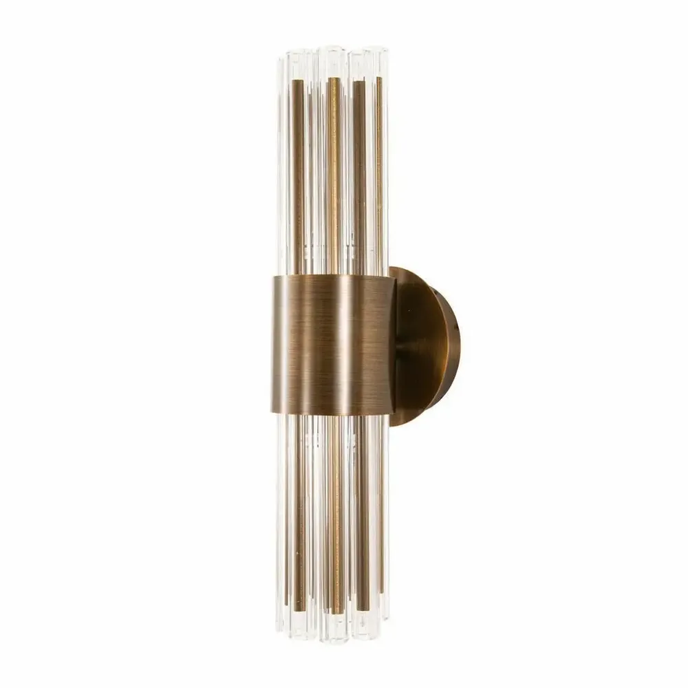 Wall lamps - Colmar Antique Brass Wall Light - RV  ASTLEY LTD