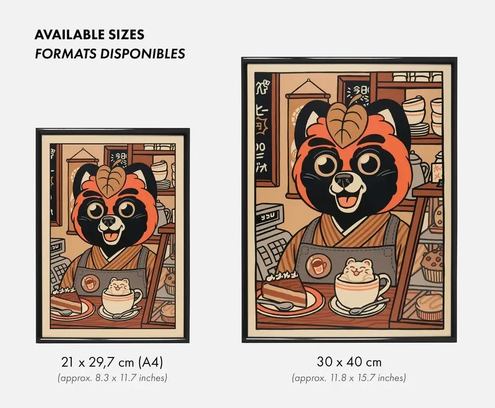 Poster - Affiche "Chez Jean-Paul” - Size 30 x 40 cm or A4 - YEAAAH! STUDIO