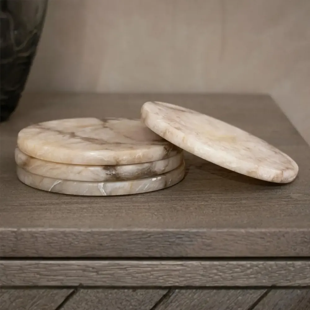 Decorative objects - Breuer Cream Set Of Four Coasters - RV  ASTLEY LTD