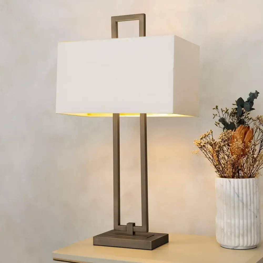 Lampes à poser - Danby Lampe de table en bronze foncé - RV  ASTLEY LTD