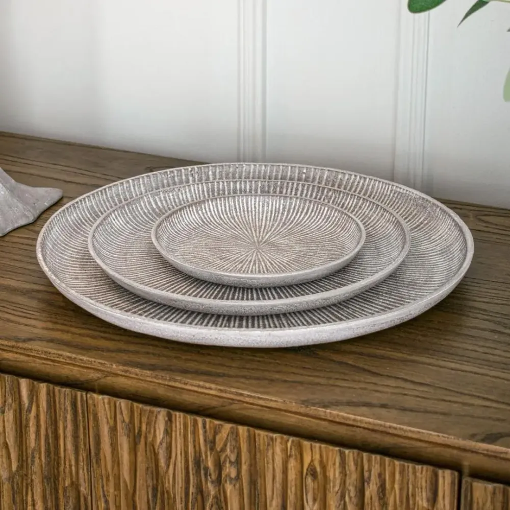 Decorative objects - Wurci Set Of Three Plates - RV  ASTLEY LTD