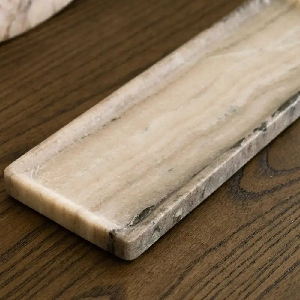 Decorative objects - Treneer Beige Tray - RV  ASTLEY LTD