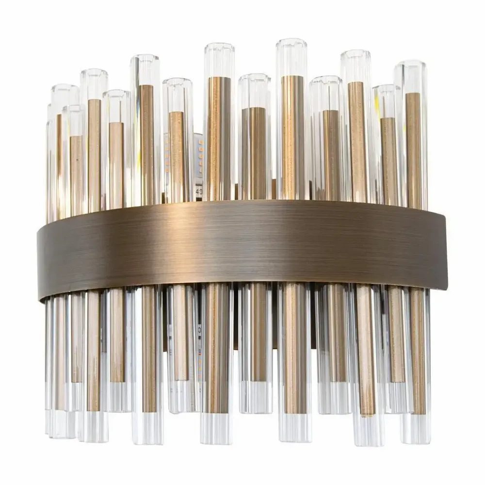Appliques - Colmar Large lampe murale ancienne en laiton - RV  ASTLEY LTD
