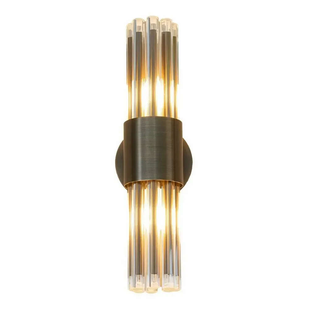 Appliques - Colmar Lampe murale antique en laiton IP44 - RV  ASTLEY LTD