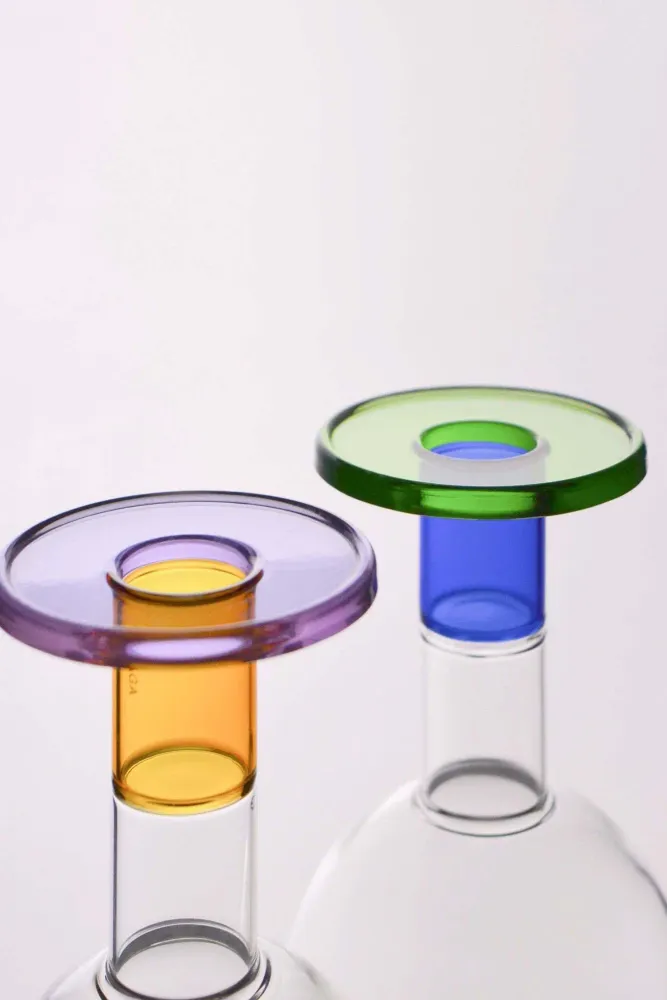 Glass - Wine Candle Glass - Set of 2 - Eclipse - TRAGA