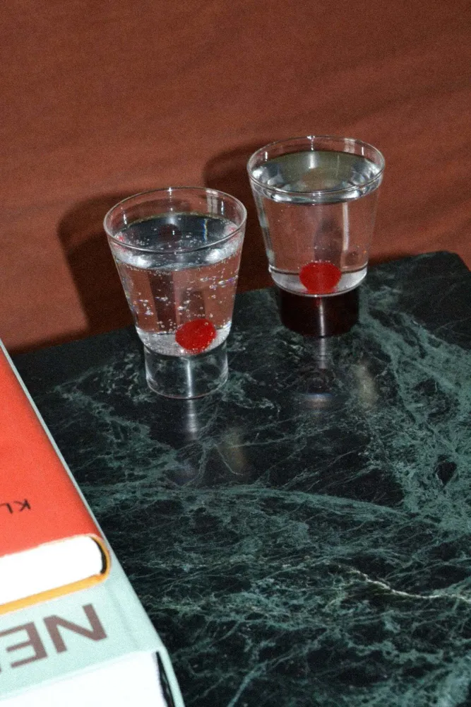 Glass - Podio Cup - Clear - TRAGA