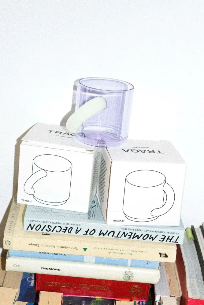 Glass - Mario Mug - Lilac - TRAGA
