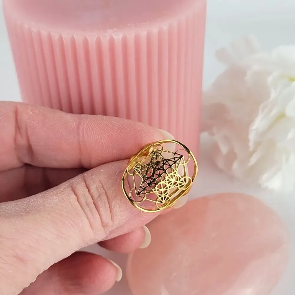 Jewelry - Adjustable Metatron ring - MANDALASHOP