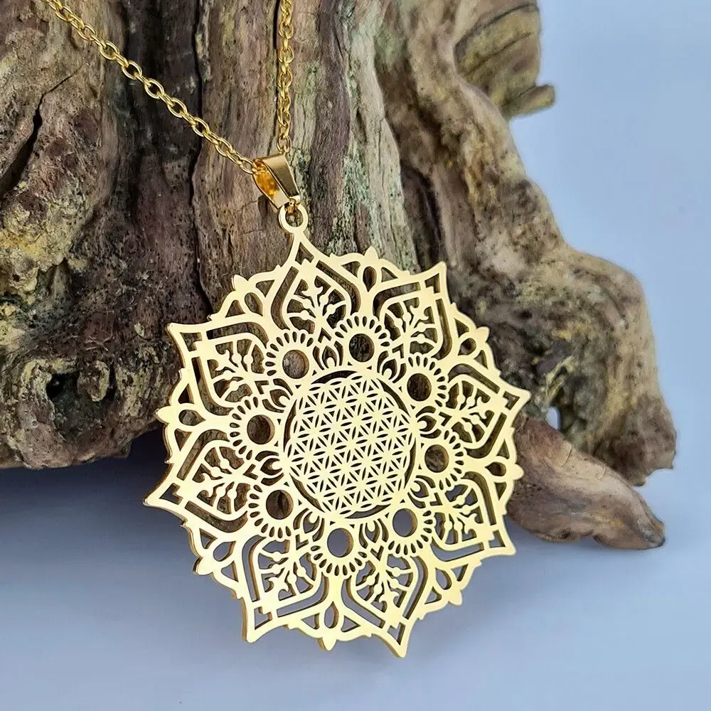 Jewelry - Flower of Life Mandala Necklace - MANDALASHOP