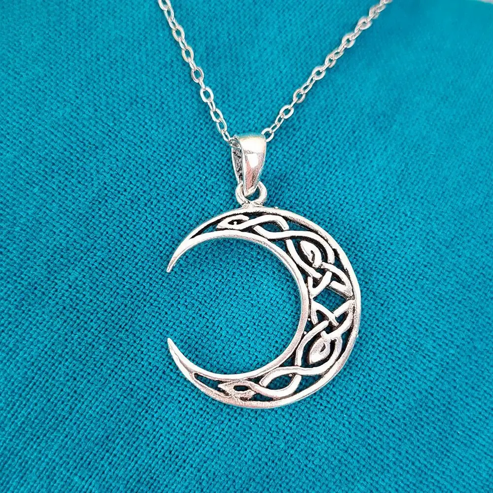 Jewelry - Silver moon pendant - MANDALASHOP