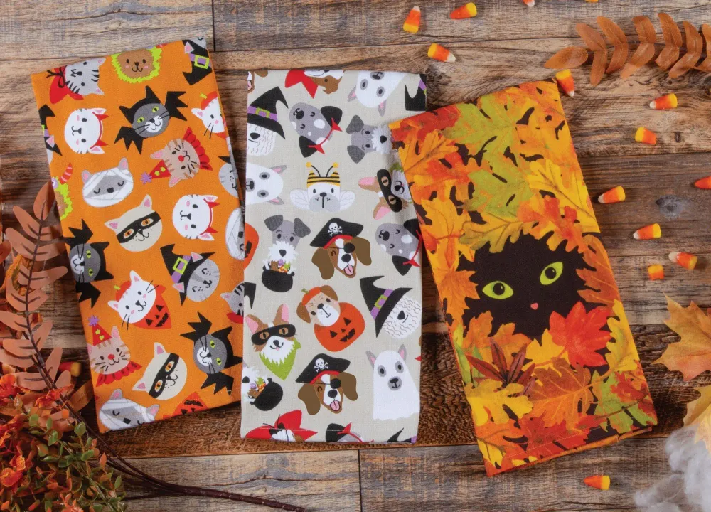 Design textile et surface - série linge de cuisine cat eyes - KARENA INTERNATIONAL