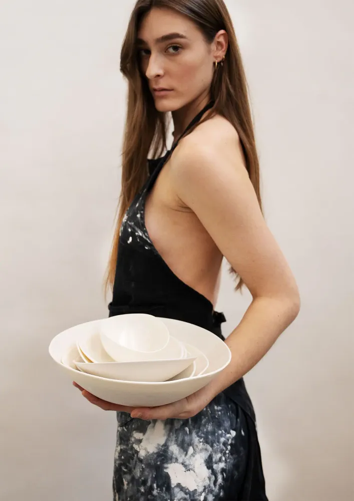 Plats et saladiers - GRANDE COUPE - SOPHIE MASSON PORCELAINE