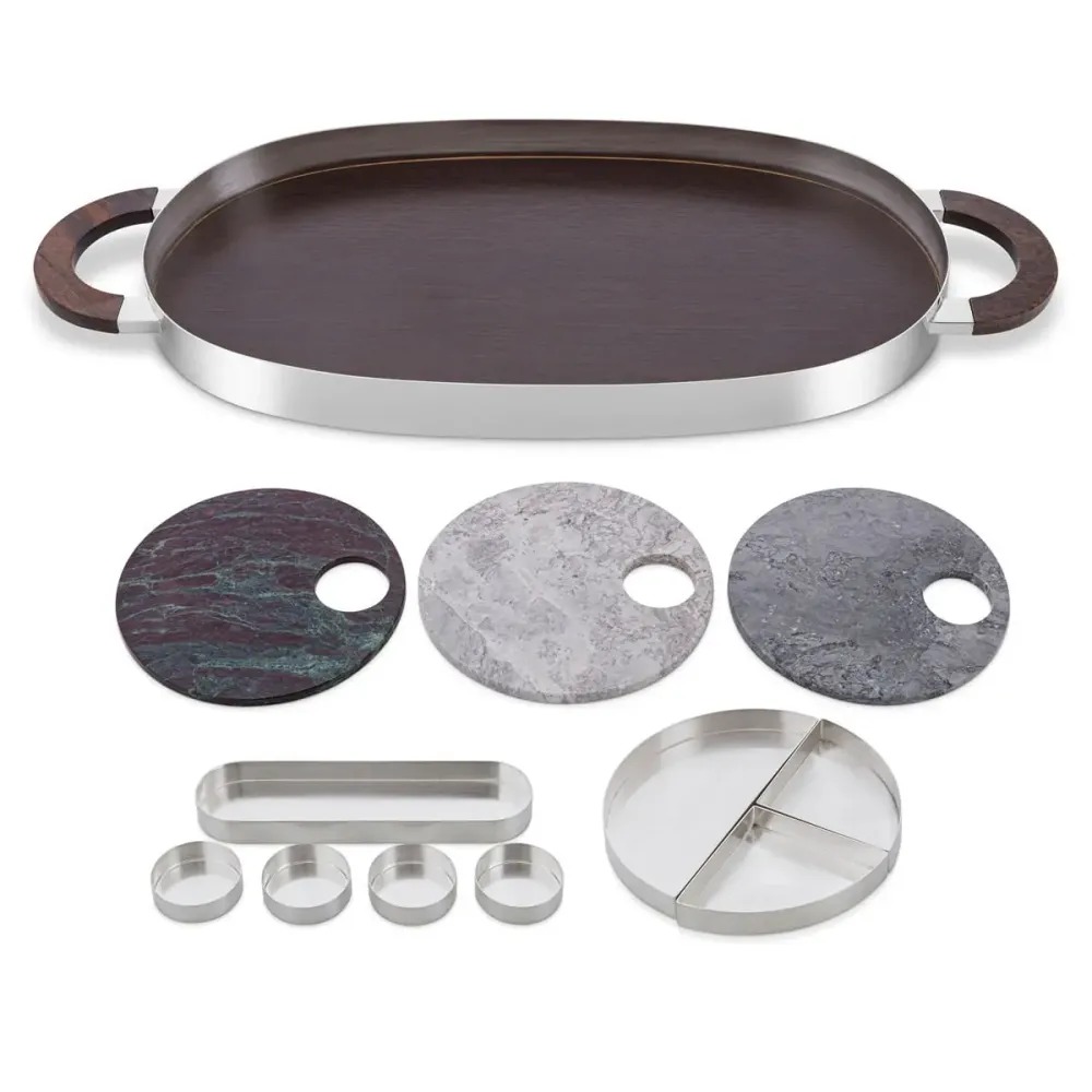 Kitchen utensils - COSMOS SNACK TRAY - ST. JAMES
