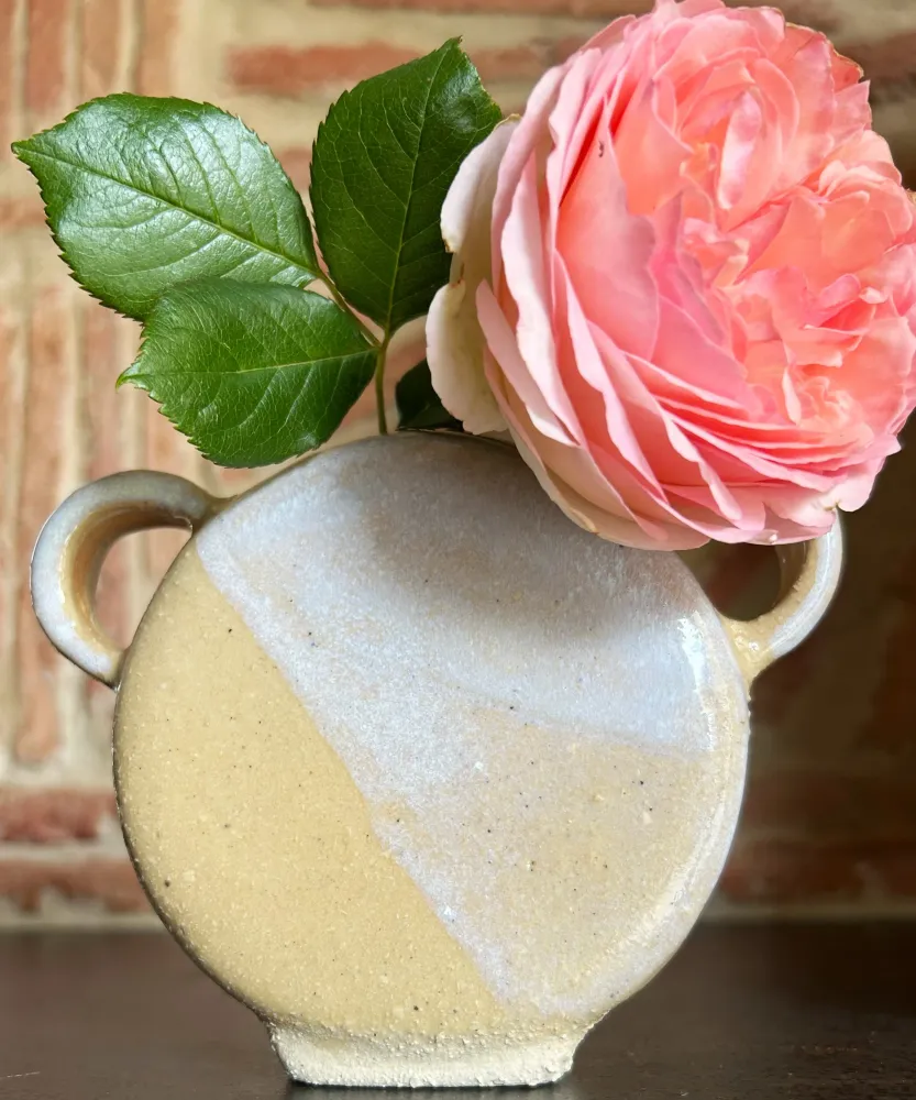 Decorative objects - Single flower drum flasks vase - LES MONDES DE MA