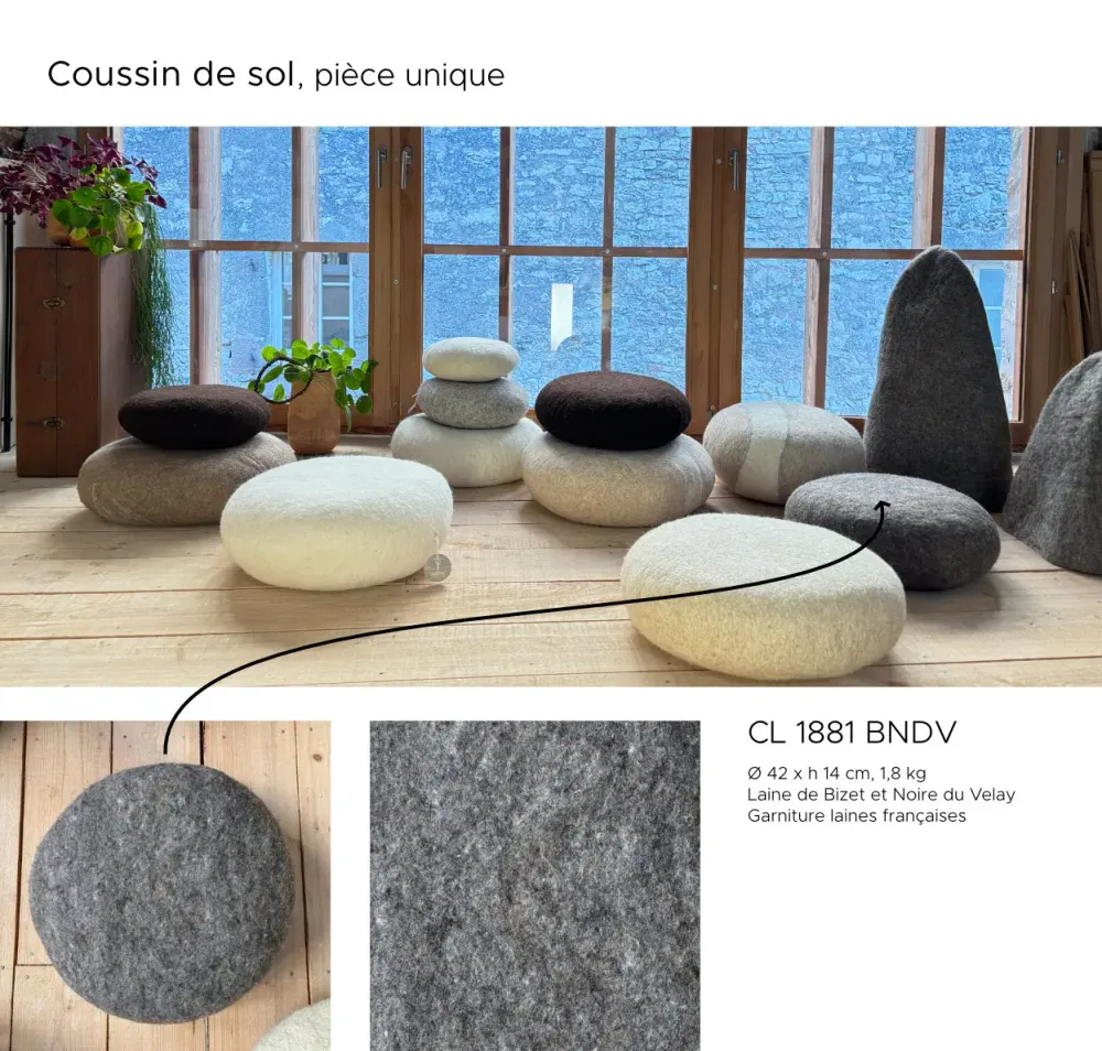 Coussins - Coussin - Noire du Velay et Bizet - LUDIVINE GERARDIN