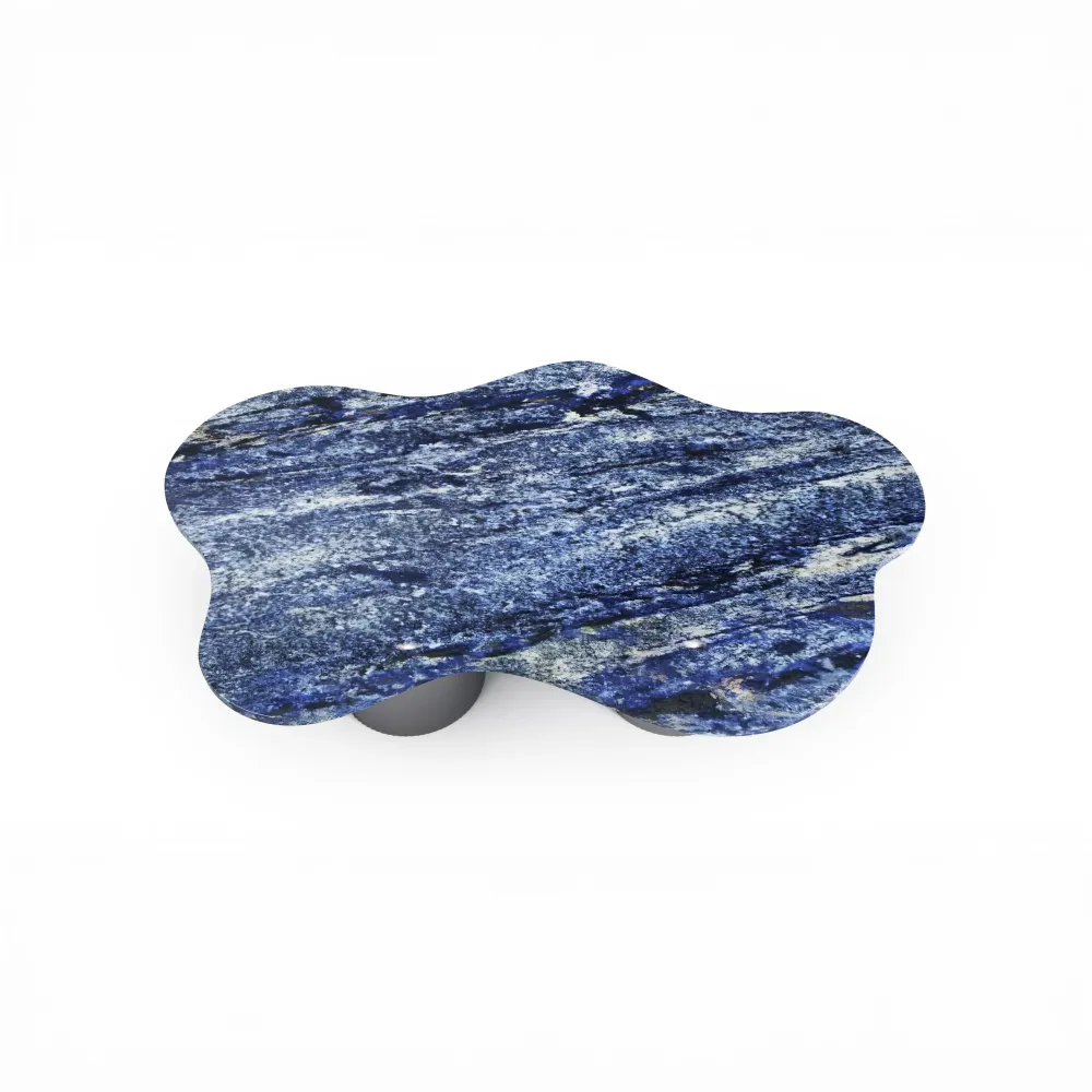 Tables de jardin - Table basse - 130X80X40cm - Nunoca - Granit Blue Bahia - STONE VALLEY