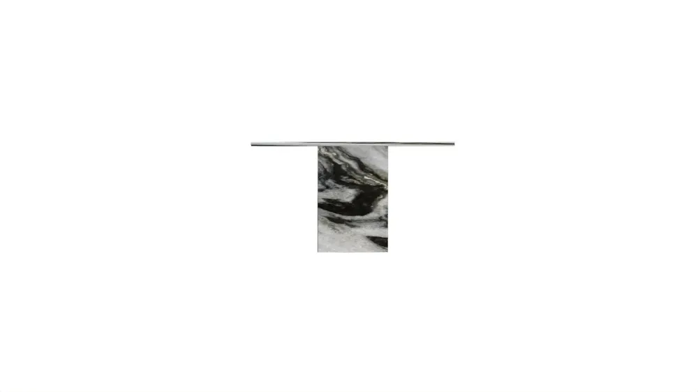 Tables de jardin - Table basse - 70X70X40cm - Carrera - Marbre Panda - STONE VALLEY